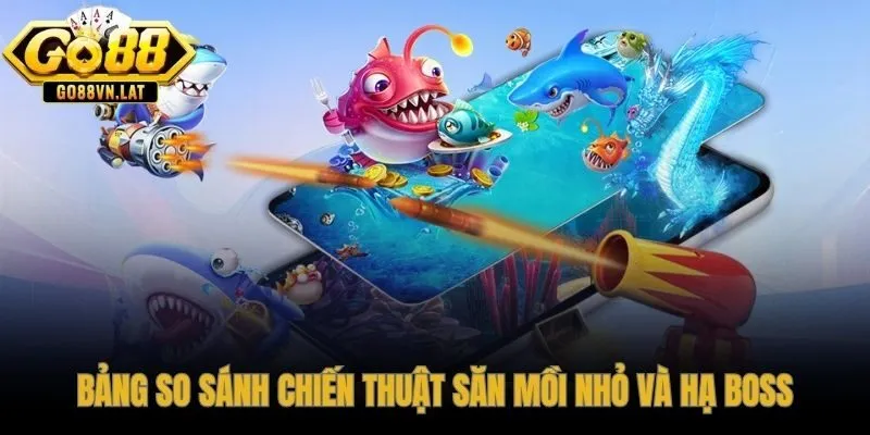 Săn mồi nhỏ hay hạ boss và so sánh hai hướng đi trên GO88