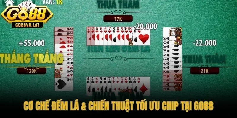 Bảng quy đổi quân bài và hệ số nhân quyết định chip thắng thua