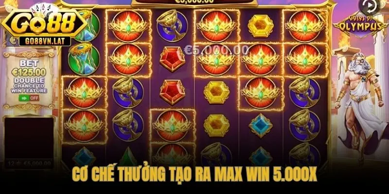 Multiplier tích lũy trong Free Spins mức thưởng 5.000x cược