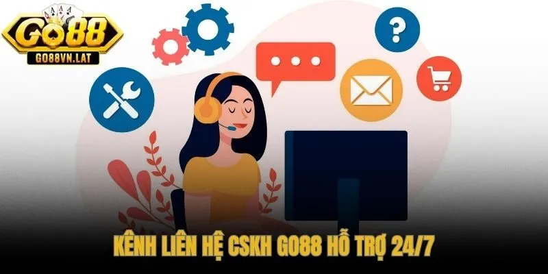 Đội ngũ CSKH GO88 trực tuyến liên tục để hỗ trợ mọi sự cố truy cập