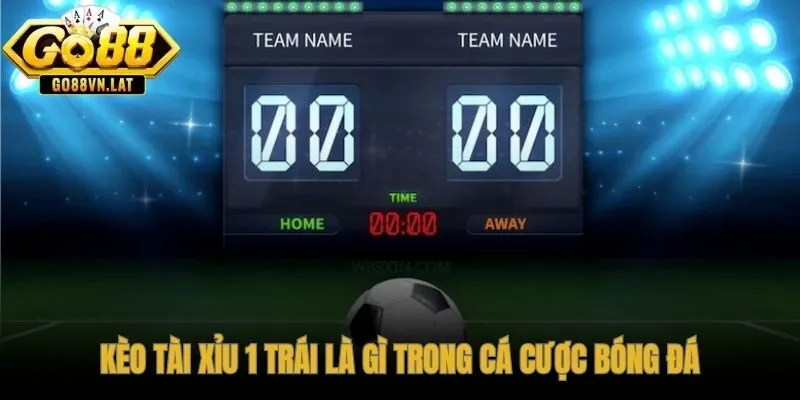 Tài xỉu 1 trái là gì, mức kèo tròn duy nhất có kịch bản hoàn tiền 100%