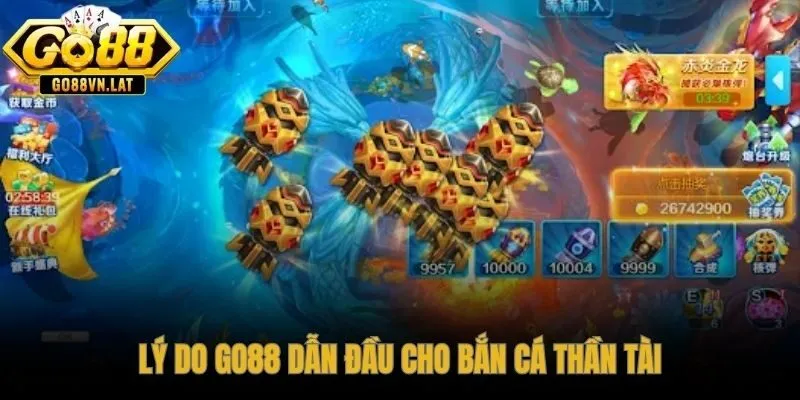 GO88 hội tụ hơn 1,2 triệu người chơi bắn cá Thần Tài mỗi ngày