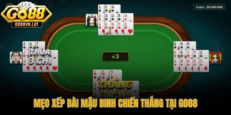 Cách chơi bài Mậu hiệu quả nhờ chiến thuật xếp chi sắc bén